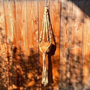 Pot Holder Plant Hanger Natural Rope